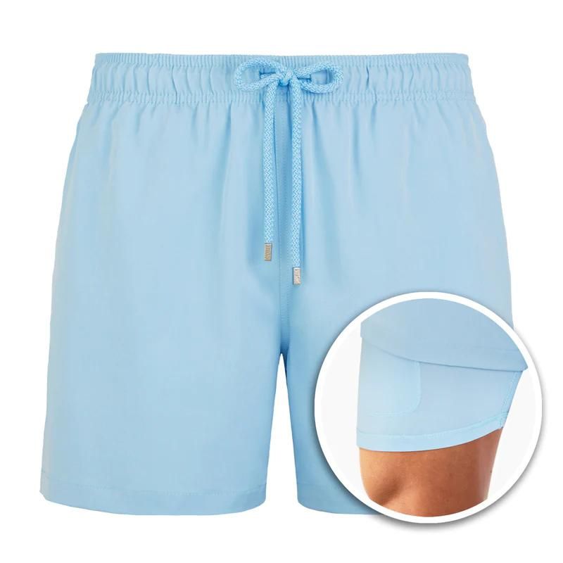 Men's Board Shorts | Tropical Print Drawstring Quick Dry