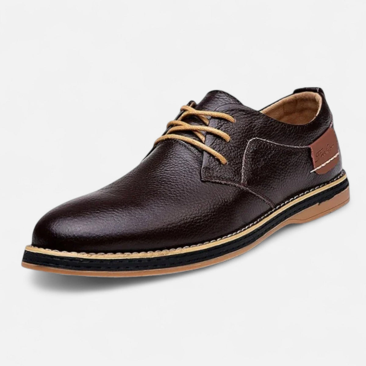 Men's Shoes Dress | Leather Lace-Up Oxford Flat