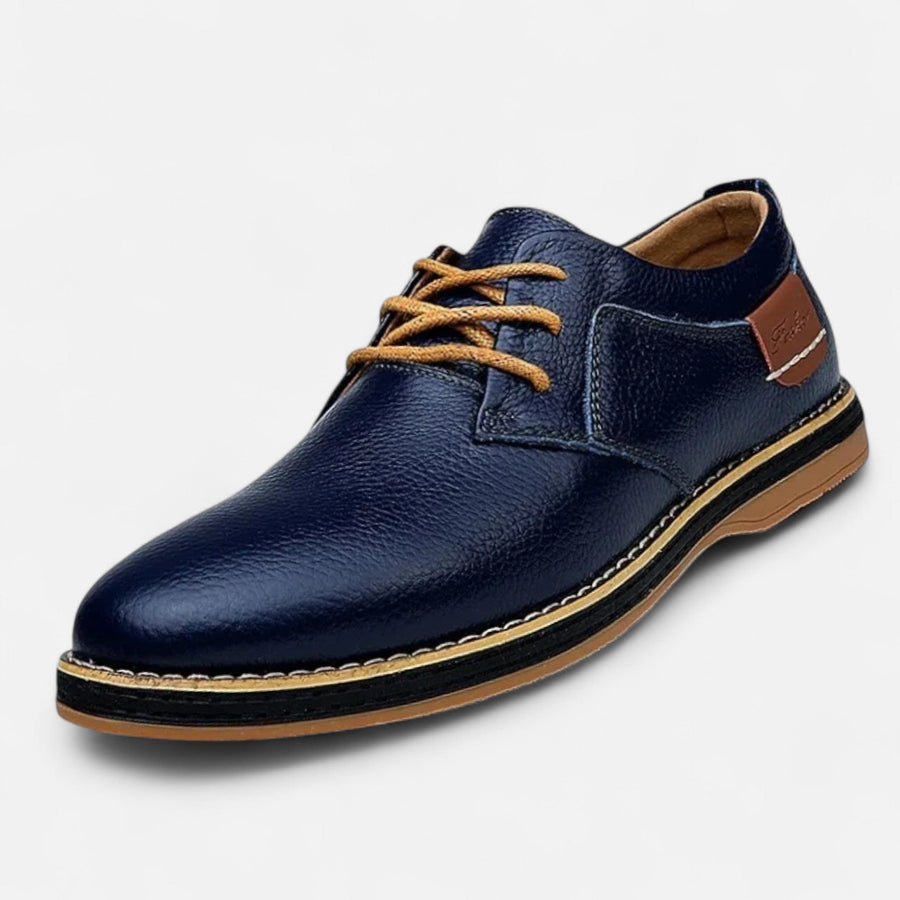 Men's Shoes Dress | Leather Lace-Up Oxford Flat