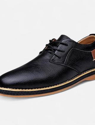 Men's Shoes Dress | Leather Lace-Up Oxford Flat