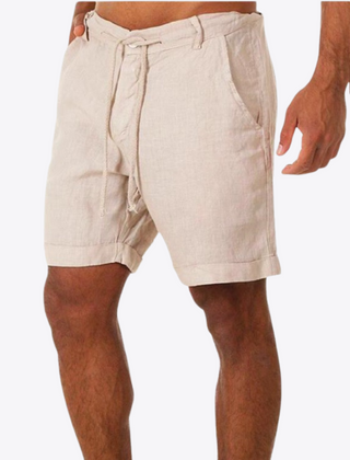 Men's Tailored Shorts | Relaxed Fit Linen Drawstring