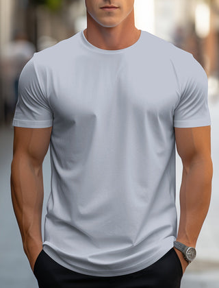 Men's T Shirt | Crew Neck Short Sleeve Knit