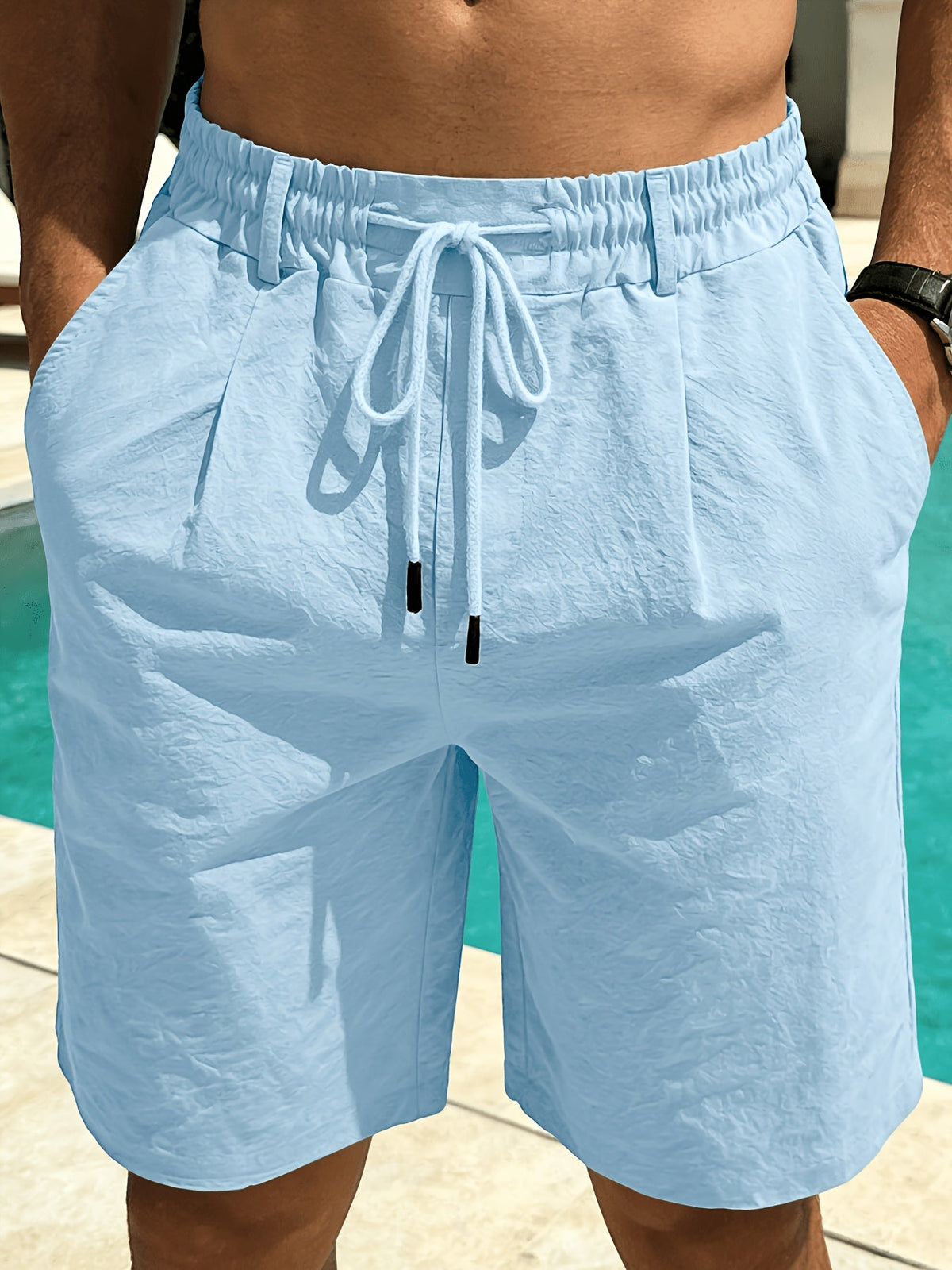 Men's Board Shorts | Relaxed Fit Drawstring Closure Side Pockets