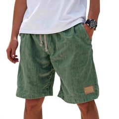 Men's Linen Shorts | Relaxed Fit Drawstring Denim