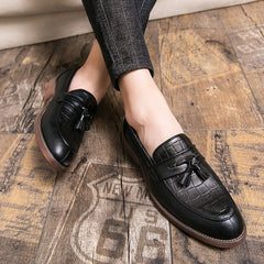 Men's Shoes Loafer | Tassel Slip-On Leather Flat