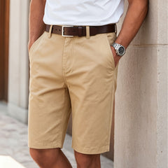 Men's Chino Shorts | Straight Fit Cotton Twill Regular
