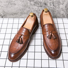 Men's Shoes Loafer | Tassel Slip-On Leather Flat