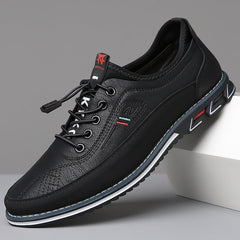Men's Casual Shoe | Lace-Up Leather Round Toe