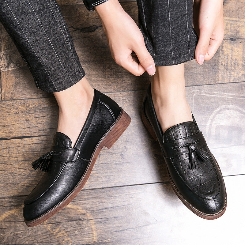 Men's Shoes Loafer | Tassel Slip-On Leather Flat
