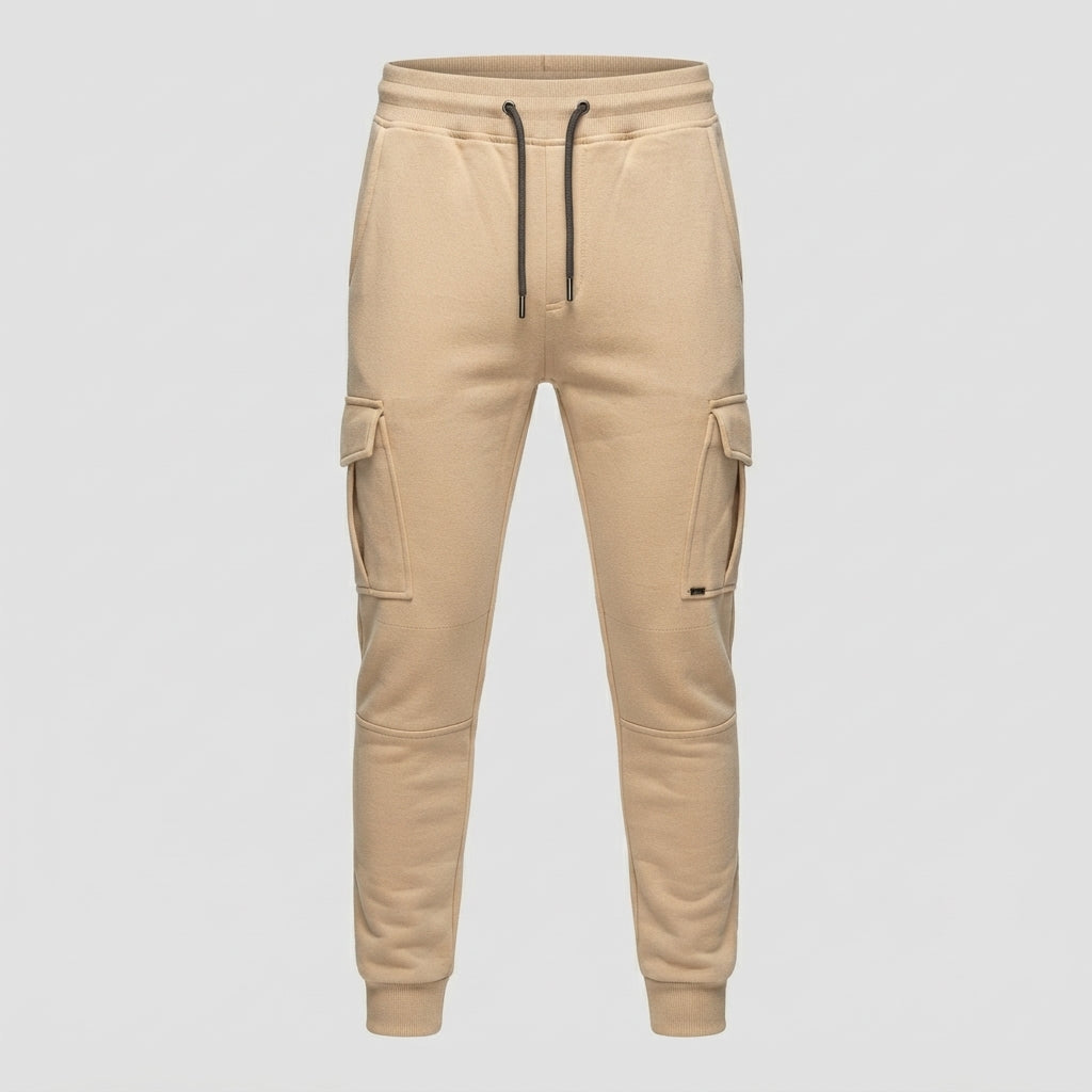 Men's Cargo Pants | Cargo Pockets Drawstring Jogger Cuffed
