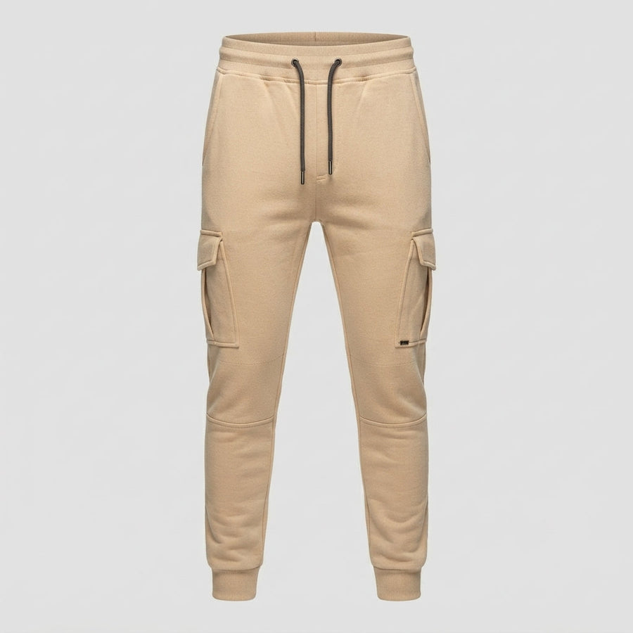 Men's Cargo Pants | Cargo Pockets Drawstring Jogger Cuffed