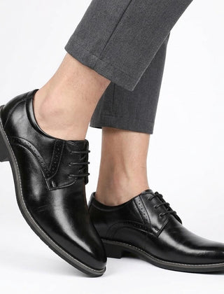 Black Shoes For Men | Oxford Lace-Up Leather Formal