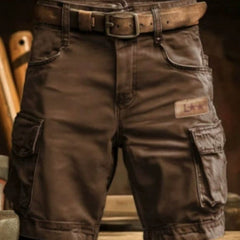 Men's Cargo Shorts | Denim Cargo Pockets Belt