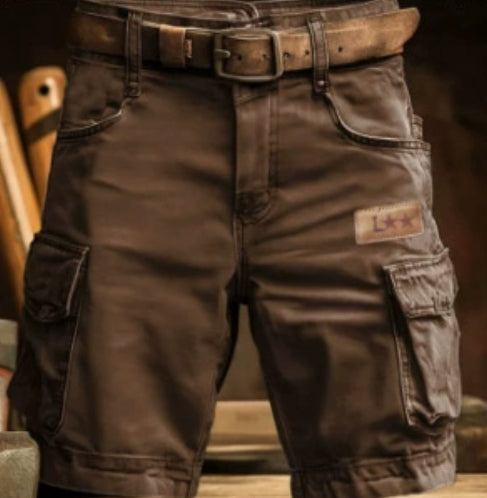 Men's Cargo Shorts | Denim Cargo Pockets Belt