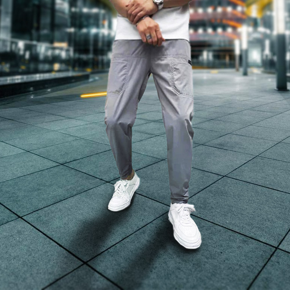 Men's Cargo Pants | Tapered Ankle Stretch Fit Multiple Pockets