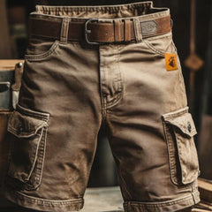 Men's Cargo Shorts | Denim Cargo Pockets Belt