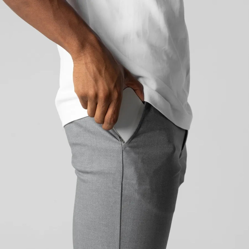 Men's Chino | Regular Fit Straight Leg Zip Fly Button Closure
