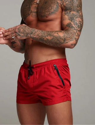 Men's Long Surf Shorts | Quick Dry Elastic Waistband Drawstring