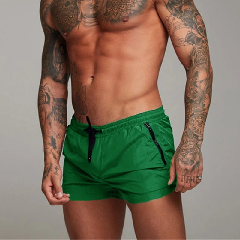 Men's Long Surf Shorts | Quick Dry Elastic Waistband Drawstring