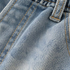 Men's Denim Shorts | Cargo Pockets Relaxed Fit Knee-Length Denim