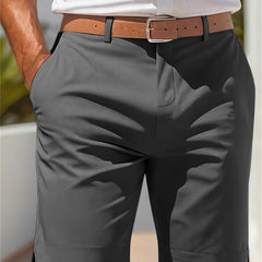 Men's Tailored Shorts | Regular Fit Woven Chino Pockets