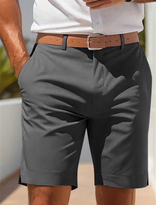 Men's Tailored Shorts | Regular Fit Woven Chino Pockets
