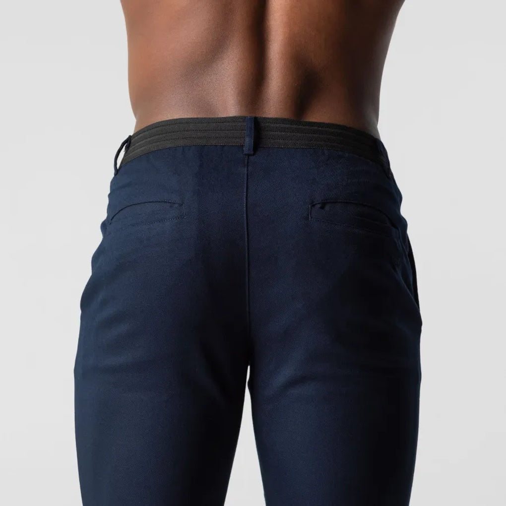 Men's Chino | Regular Fit Straight Leg Zip Fly Button Closure
