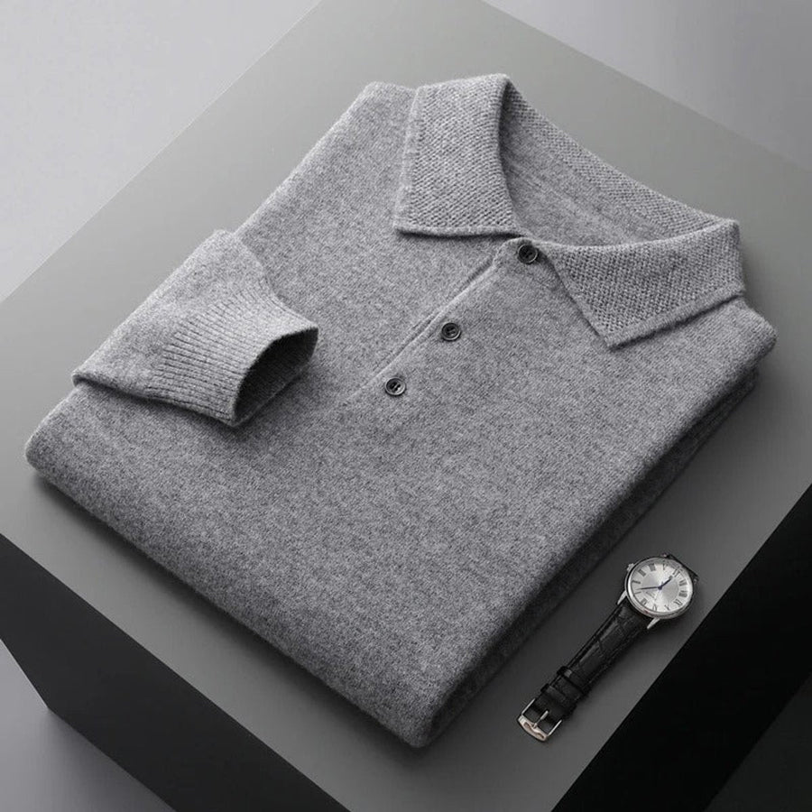 Sebastian | Knitted Sweater – Luxurious Cashmere Style for Men