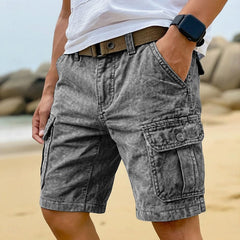 Men's Sport Shorts | Cargo Pockets Denim Relaxed Fit