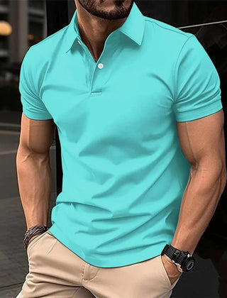 Men's Corporate Polo Shirt | Short Sleeve Collared Button Closure