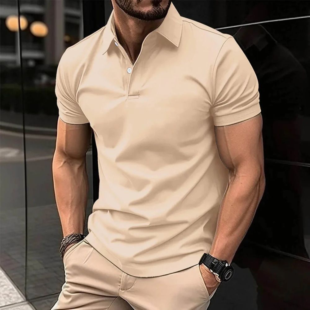 Men's Corporate Polo Shirt | Short Sleeve Collared Button Closure