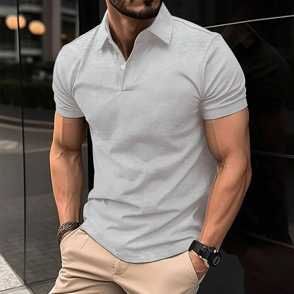 Men's Corporate Polo Shirt | Short Sleeve Collared Button Closure
