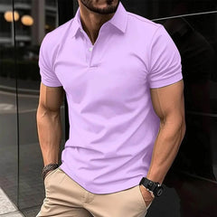 Men's Corporate Polo Shirt | Short Sleeve Collared Button Closure