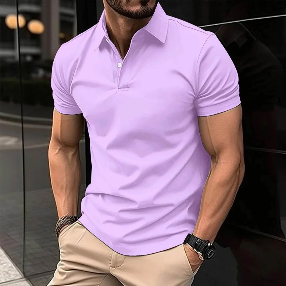 Men's Corporate Polo Shirt | Short Sleeve Collared Button Closure