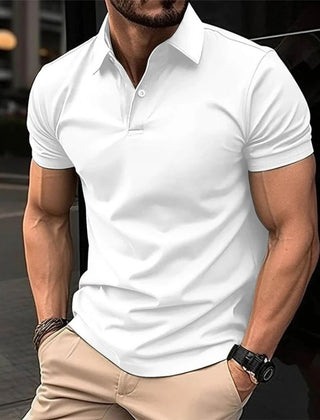 Men's Corporate Polo Shirt | Short Sleeve Collared Button Closure
