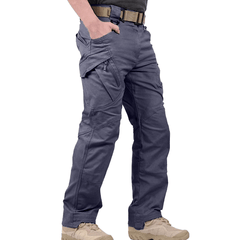 Men's Black Short Cargo Pants | Relaxed Fit Multi-Pocket Durable
