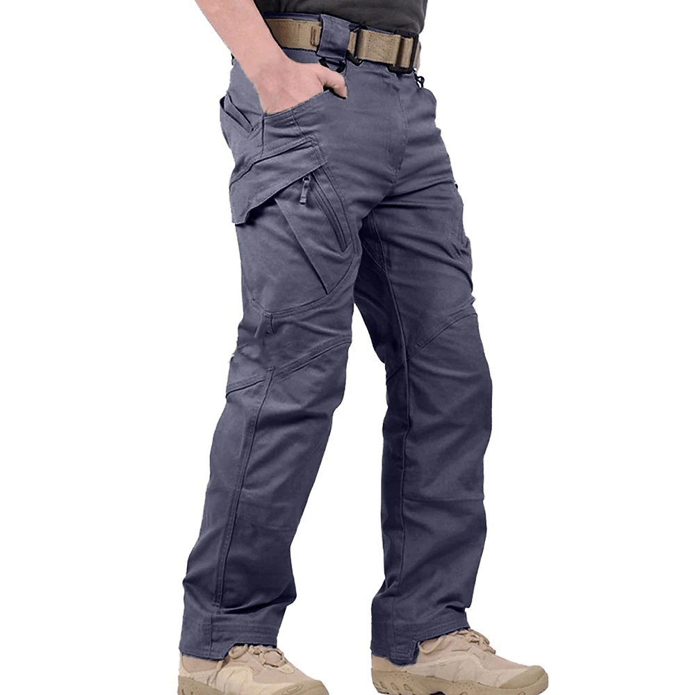 Men's Black Short Cargo Pants | Relaxed Fit Multi-Pocket Durable