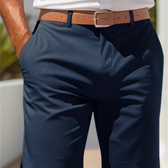 Men's Tailored Shorts | Regular Fit Woven Chino Pockets