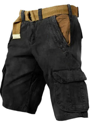 Men's Cargo Shorts | Utility Multiple Pockets Button Closure