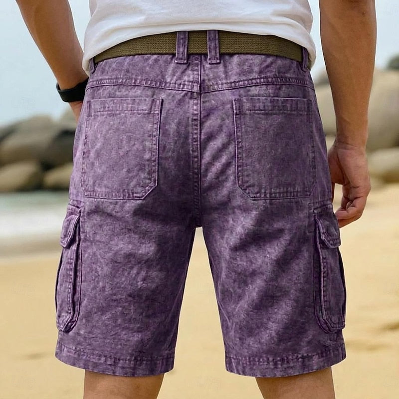 Men's Sport Shorts | Cargo Pockets Denim Relaxed Fit