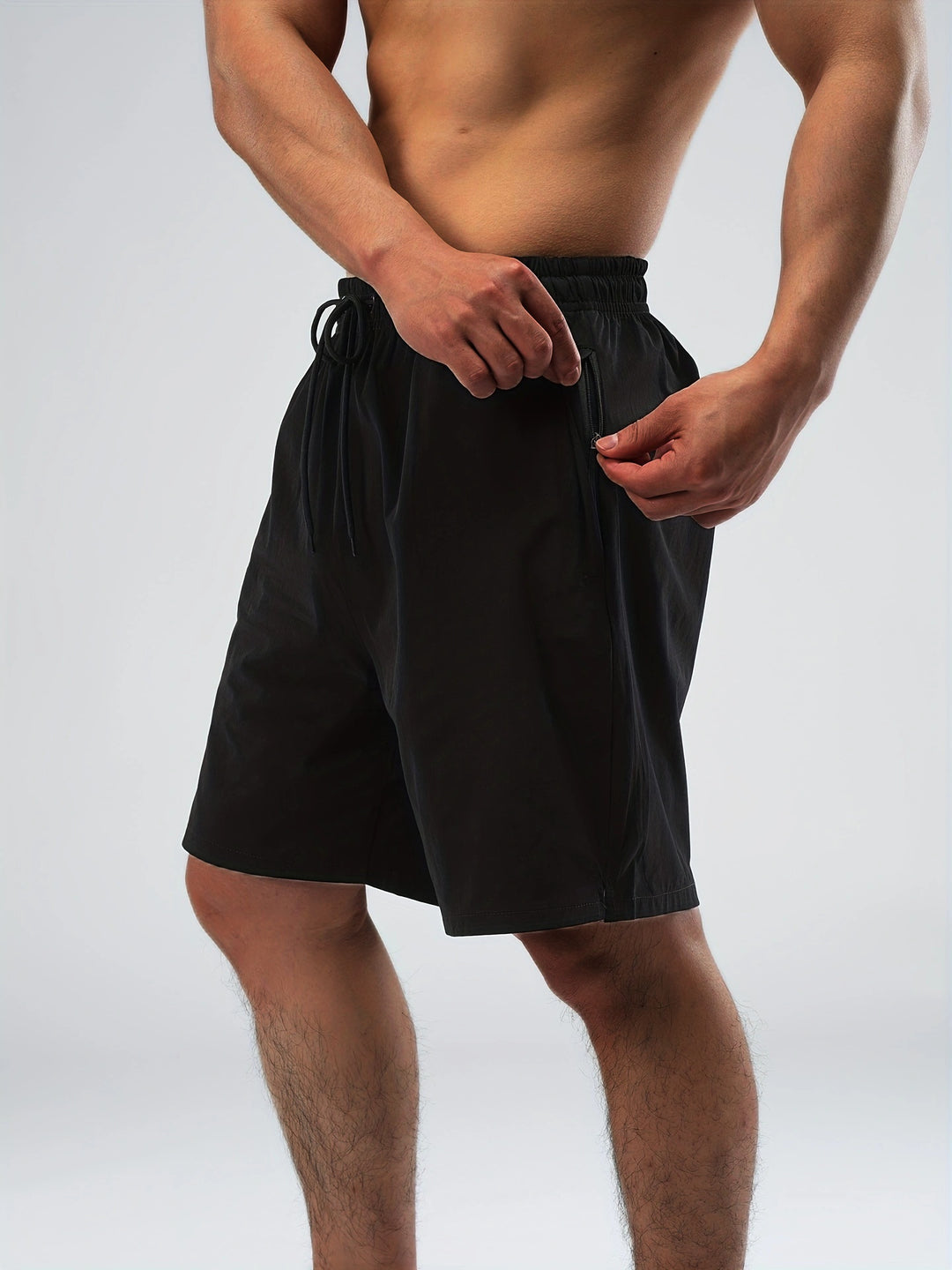 Men's Board Shorts | Quick-Drying Elastic Waistband Zip Pockets