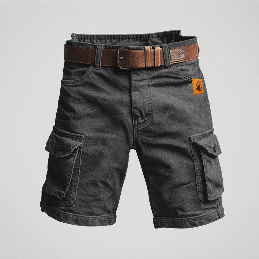 Men's Cargo Shorts | Denim Cargo Pockets Belt