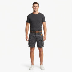 Men's Cargo Shorts | Denim Cargo Pockets Belt