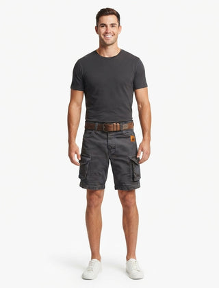 Men's Cargo Shorts | Denim Cargo Pockets Belt