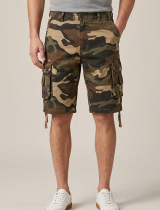 Men's Camo Cargo Shorts | Multi Pocket Relaxed Fit