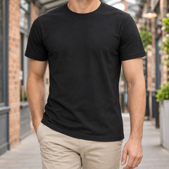 Sander Crew Neck T-Shirt - Black