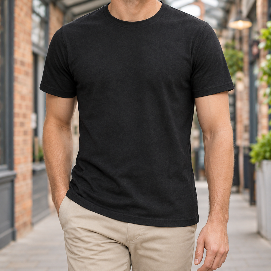 Sander Crew Neck T-Shirt - Black