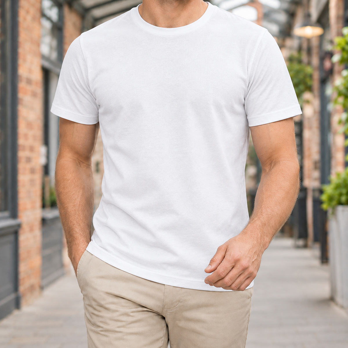 Sander Crew Neck T-Shirt - White