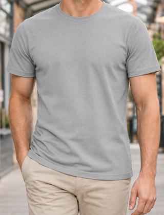 Sander Crew Neck T-Shirt - Gray (Dark)
