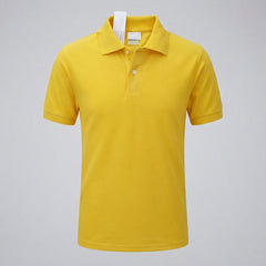 Men's Corporate Polo Shirt | Collar Short Sleeve Button Closure Knit